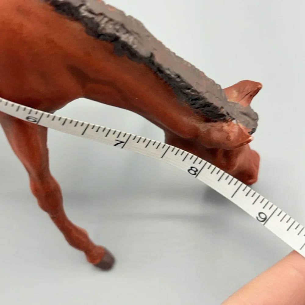 Breyer Grazing Foal Palomino Red Early Mold Mark Vintage